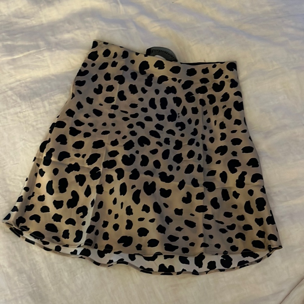 Réalisation Leopard print miniskirt - The Cookies